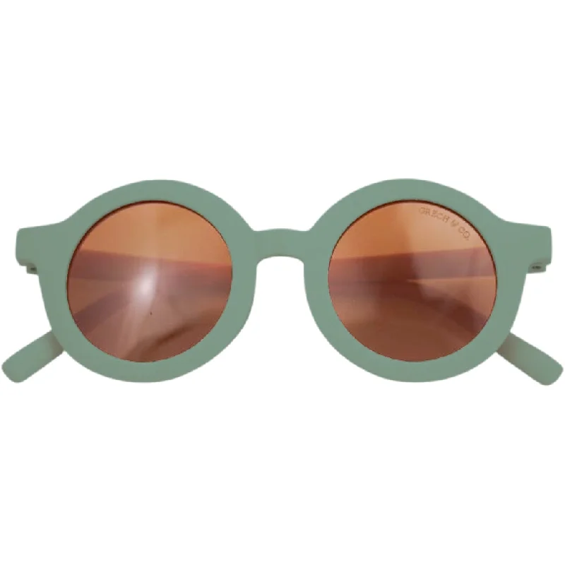 sunglasses acetate material -Original Round | Bendable & Polarized Sunglasses - Fern