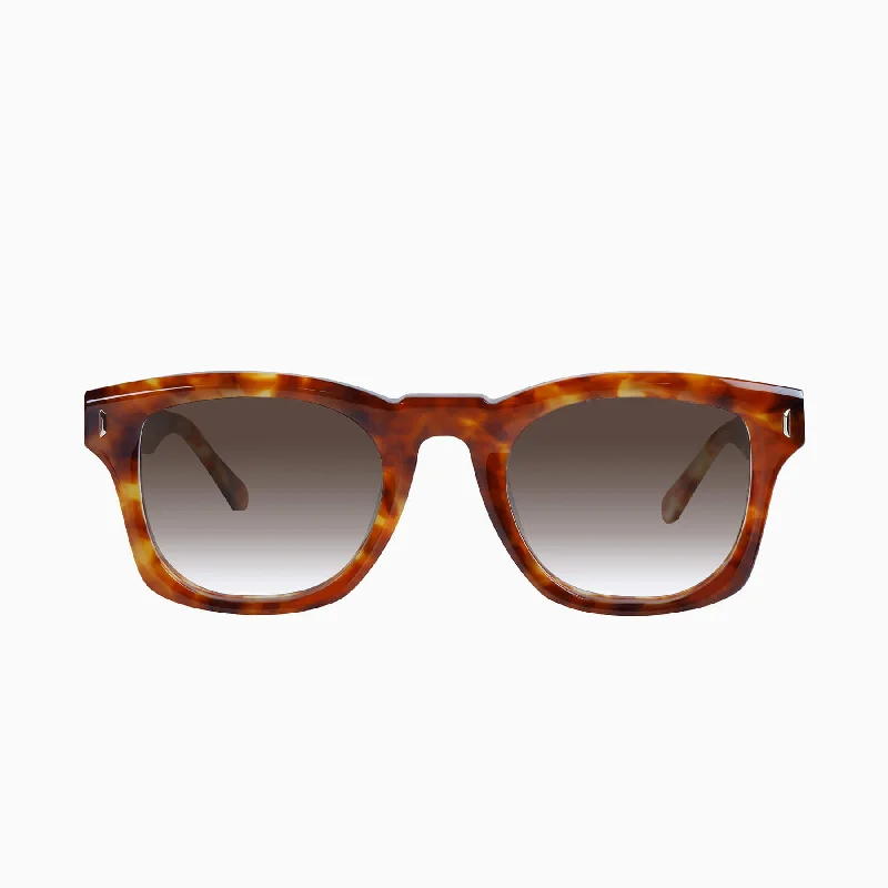 Maple Tort w. Gold Metal trim / Brown Gradient Lens