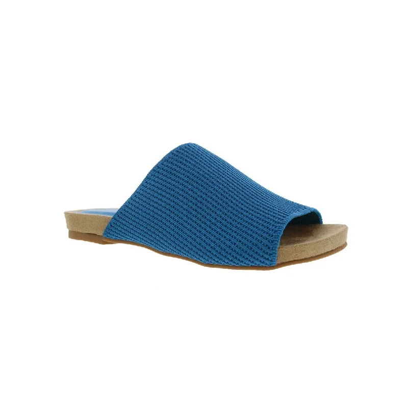 Women’s sandals slide -Bellini Nigh Women Mules Sandals In Turquoise Stretch