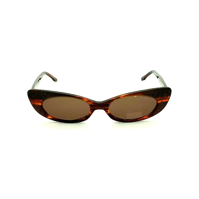 sunglasses spring collection -Discounted due to lens tint. Please read description before purchase. Cinzia Celebrity Reading Sunglasses Brown With Case