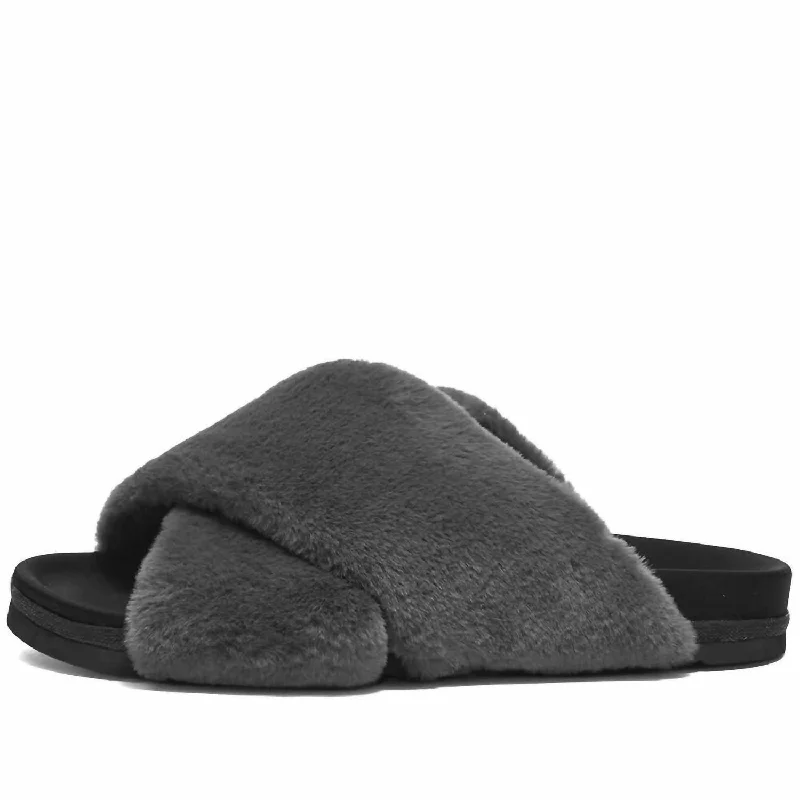 Women’s sandals sale -Women's Mini Cloud Slide In Charcoal