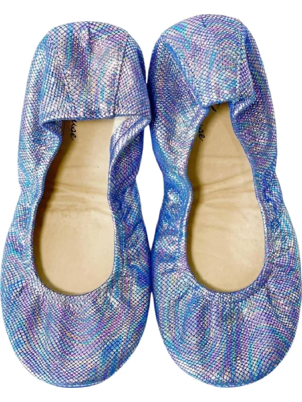 Women’s sandals T-strap -Women's The Storehouse Flat Shoe In Blue Lagoon