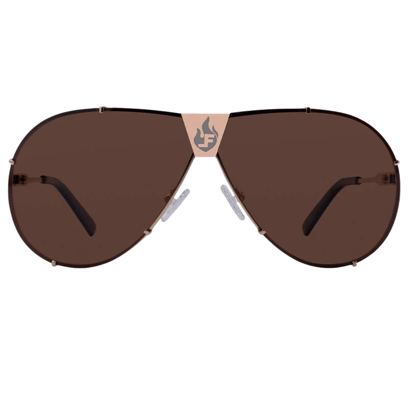 sunglasses cloudy days -LANE in Brown