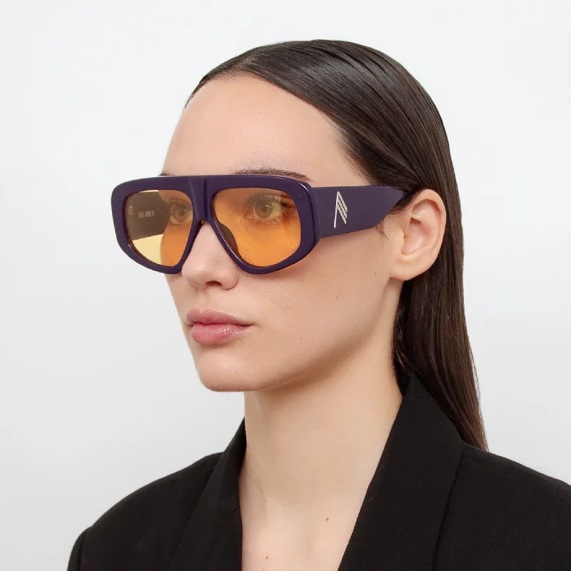 sunglasses elegant touch -Milano Oversized Sunglasses in Purple