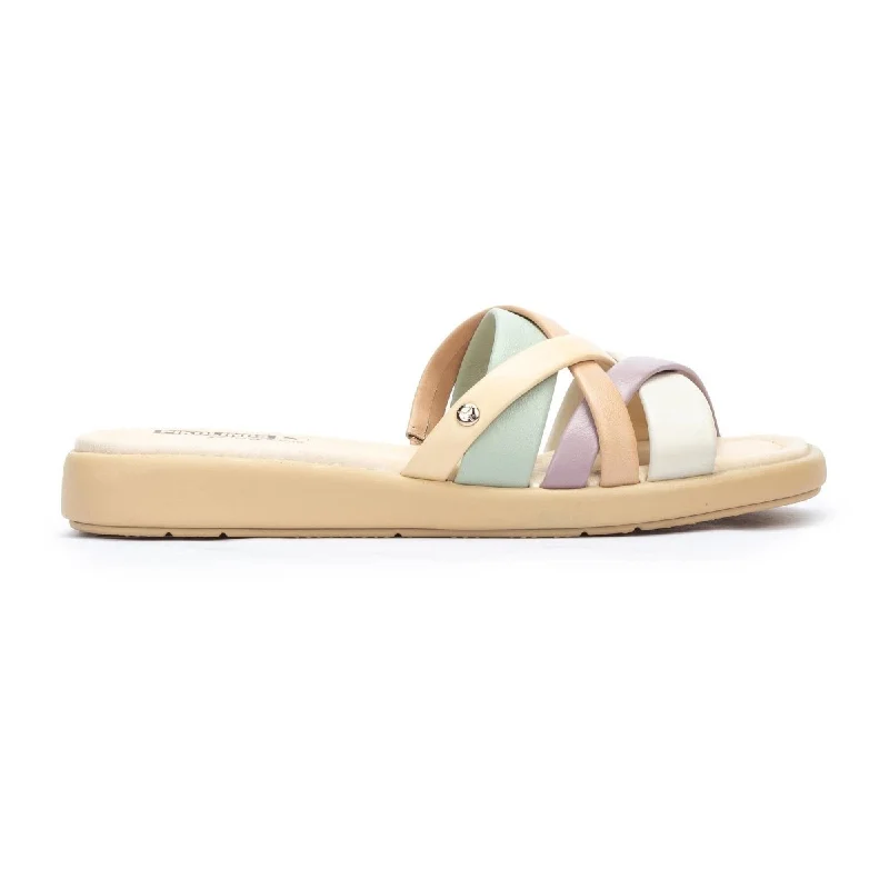 Women’s sandals plus size -Pikolinos Calella W5e-0517c1 Women's Flat Sandals In Nata-cream