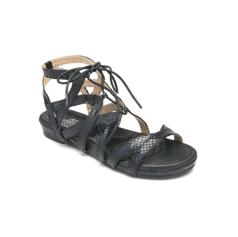 Women’s sandals elegant -Bellini Trendy Women Gladiator Sandal In Blk Snake