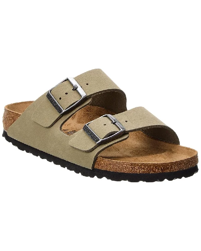 Women’s sandals silver -Birkenstock Women's Arizona Birkibuc Narrow Sandal