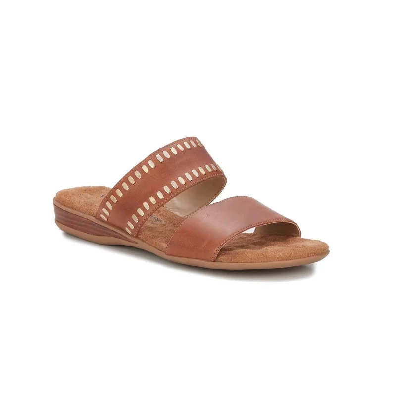 Women’s sandals guest -Walking Cradles Wc Camilla Women Slip-on Sandal In Luggage Soft Antando Leather