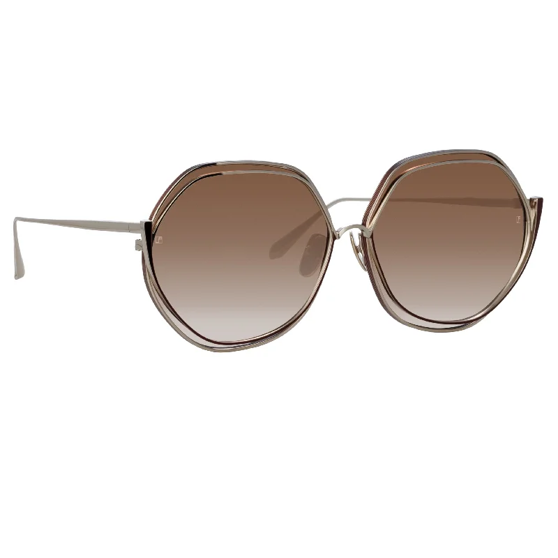 sunglasses fall hues -Aspen Sunglasses in Metallic Brown