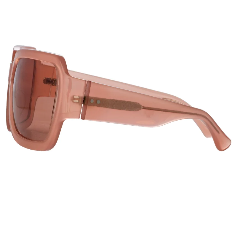 sunglasses full rim -Oversized Sunglasses in Rust