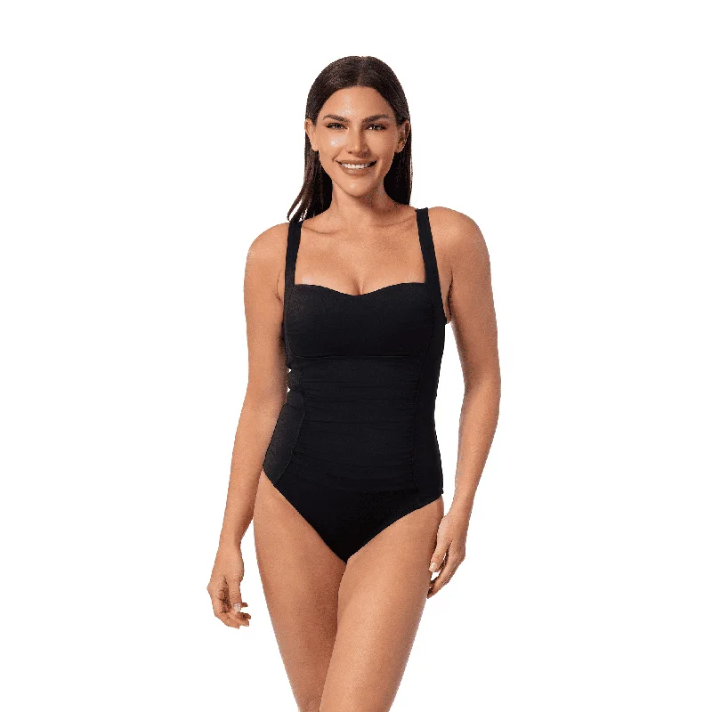 Women’s one-piece swimsuit tailored -DOUBLE DARE SCULPING AND TUMMY CONTROL ONE PIECE