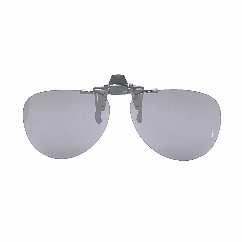 sunglasses emerald glow -60mm Aviator Clip on Flip up Sunglasses