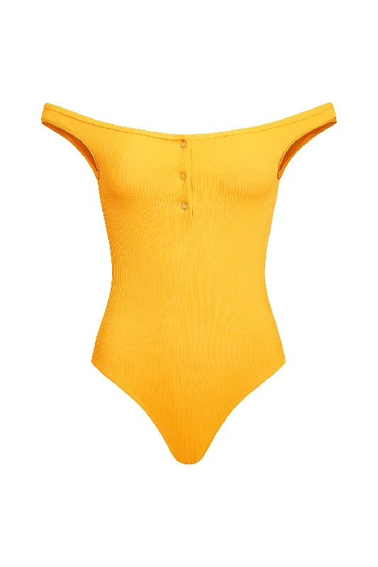 Women’s one-piece swimsuit fall -dune one piece in marigold