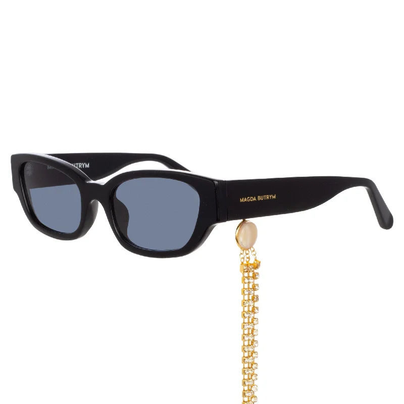 sunglasses solo adventure -Magda Butrym Cat Eye Sunglasses in Black