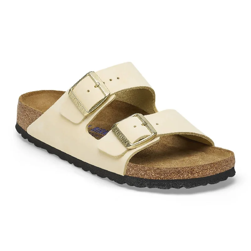 Women’s sandals festive -Women's Arizona Soft Footbed Sandal - Regular Width In Ecru