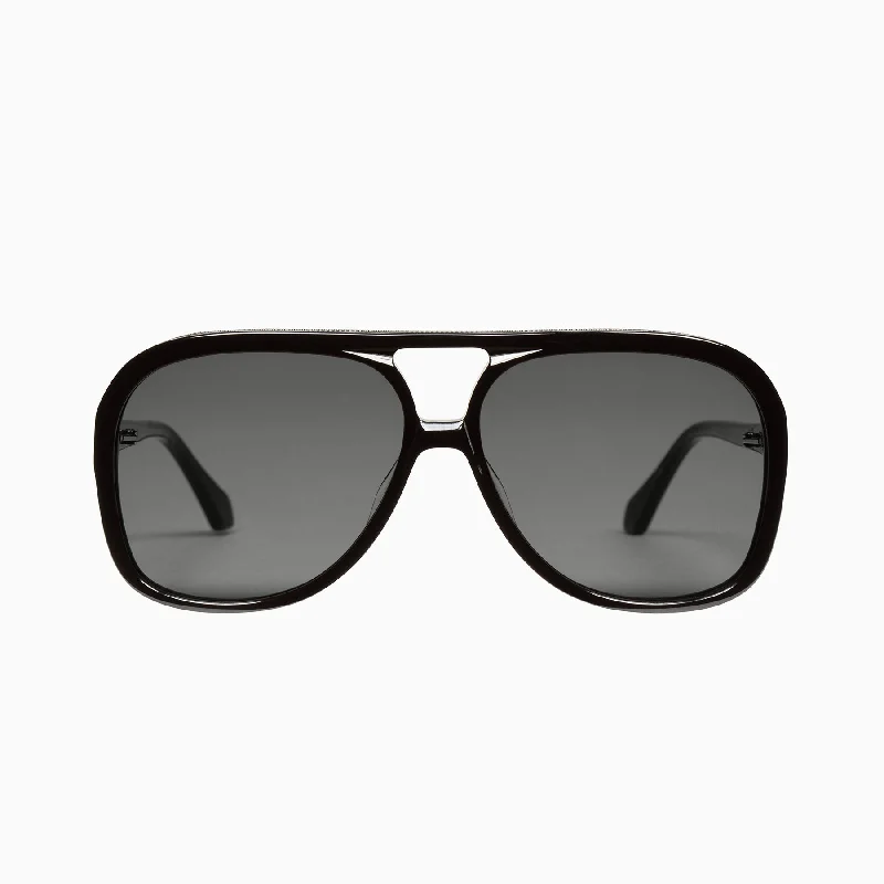 Gloss Black w. Matte Black Metal Trim / Black Lens