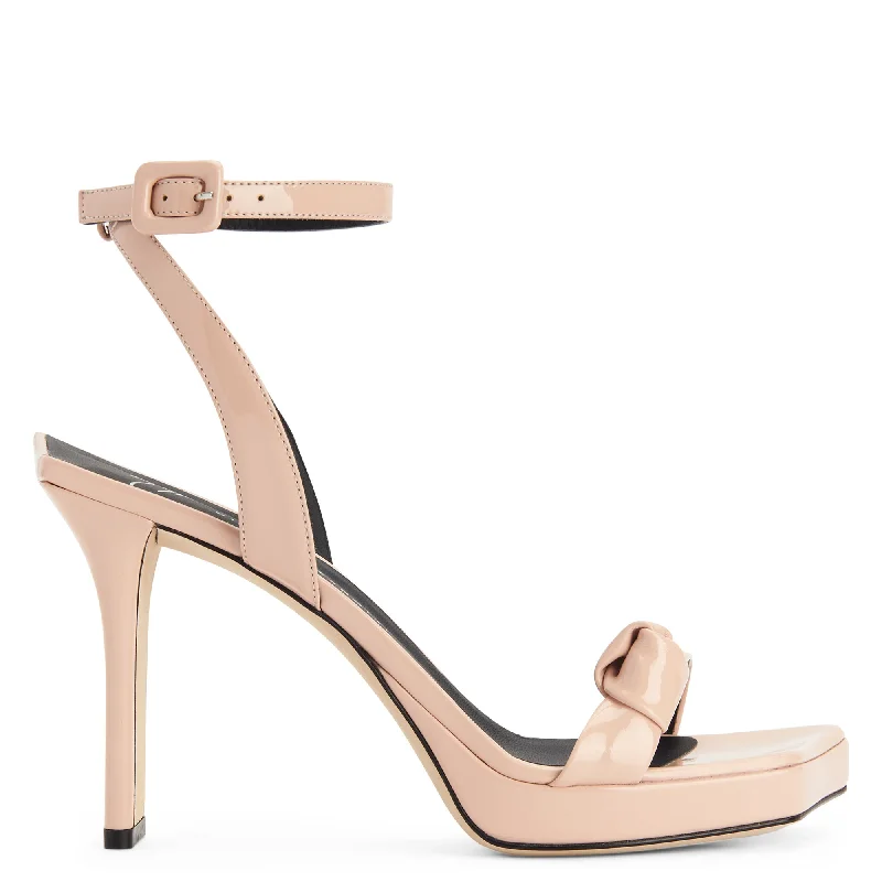 Women’s sandals aqua -Giuseppe Zanotti Nefertite Knot