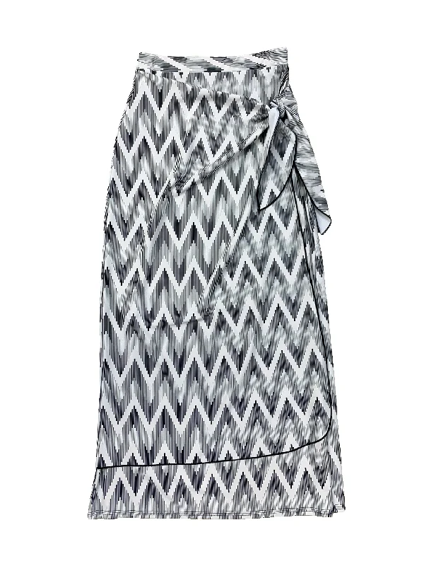 Women’s swim skirt swimwear -Ladies Chevron Maxi Sarong Wrap Swim Skirt